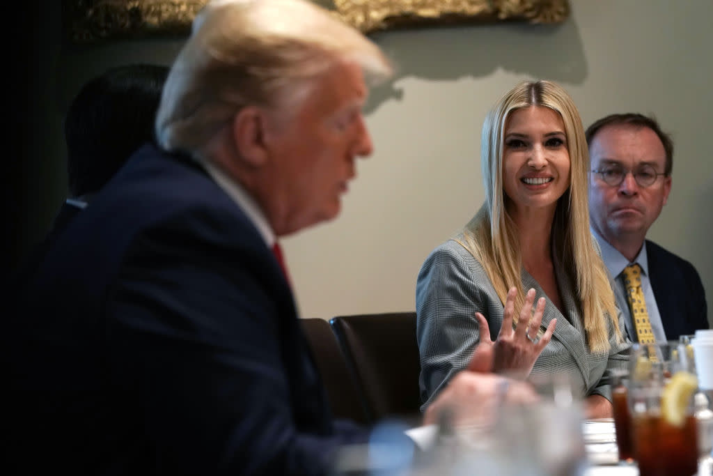 President Donald Trump and Ivanka Trump