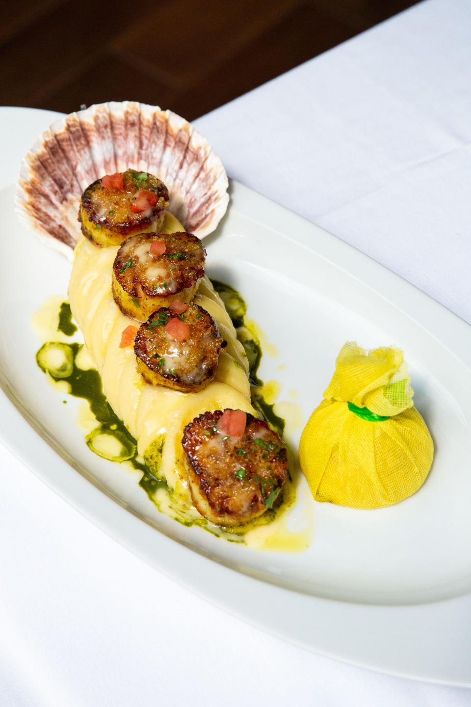 Scallops at Joe Muer Seafood, which opened in Nashville's Capitol View area on Aug. 23, 2023. It's the third location for the longtime fine-dining seafood restaurant from Detroit and the first outside the Detroit area.