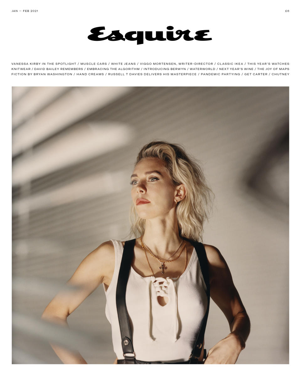 Vanessa Kirby on the Esquire UK cover (Esquire UK / Tom Craig)