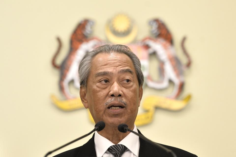 Prime Minister Tan Sri Muhyiddin Yasin said he hopes the measure will help workers to continue working. — Picture by Miera Zulyana