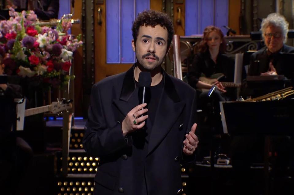 Ramy Youssef, who starred in the Oscar-nominated film “Poor Things,” delivered an impassioned opening monologue during his time as host on “Saturday Night Live.” YouTube/Saturday Night Live