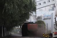 Truck transports coal at a coal-fired power plant in Shenyang, Liaoning