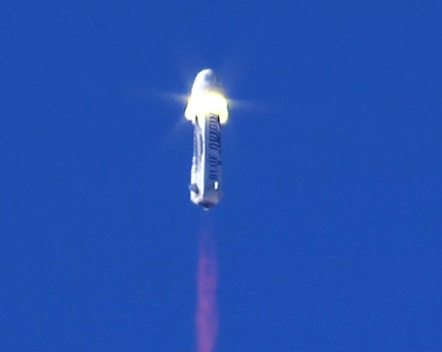 Blue Origin spacecraft separation