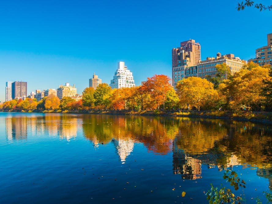 Central Park Reservoir in New York City.