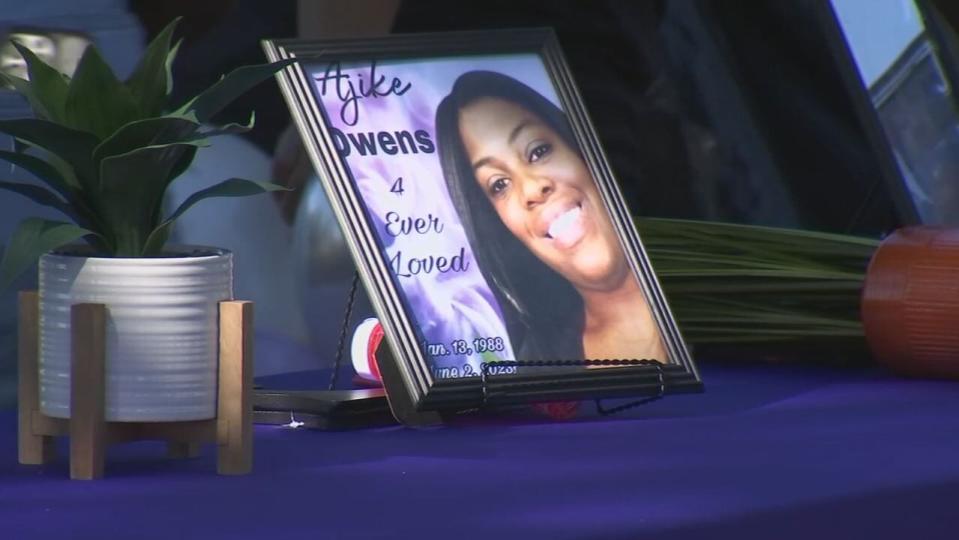 Dozens in the Ocala community honored the life of Ajike “AJ” Owens, the woman her neighbor allegedly shot and killed almost a week ago.