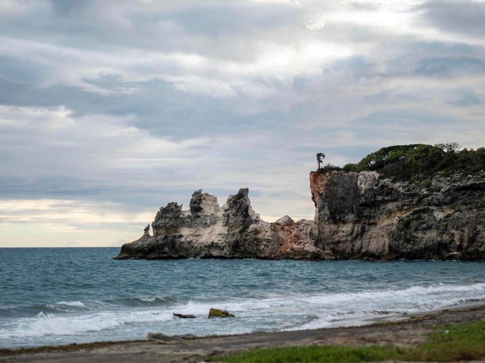 Punta Ventana, is destroyed after a 5.8 magnitude earthquake in Guayanilla, Puerto Rico on January 6, 2020.