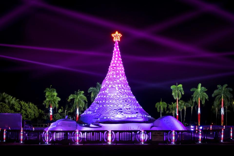 Not unlike Frosty the Snowman coming to life, Sandi the Holiday Tree will once again liven up the season with beautiful lights synchronized to music.