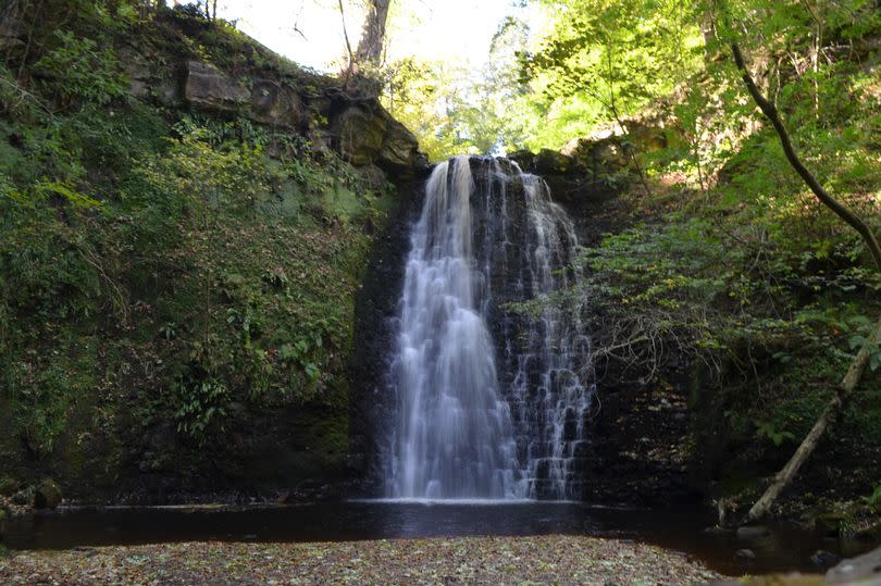 Falling Foss waterfall