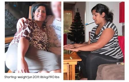 Ivy's transformation shows both emotionally and physically. Photo:IQuitSugar.com.