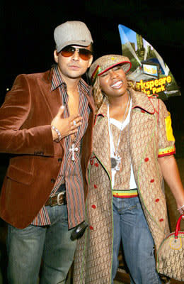 Sean Paul and Missy Elliott at the New York premiere of Dreamworks' Shark Tale