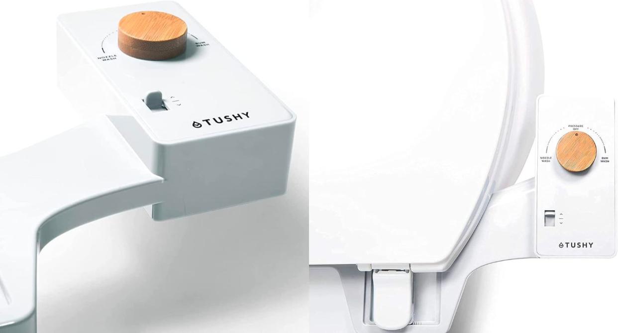 the tushy bidet from different angles