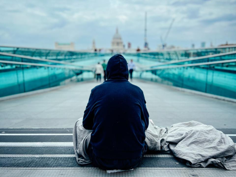 13.7 per cent of health service workers said that patients were discharged to the street ‘all the time’, a survey by Crisis and Pathway found (Getty Images)