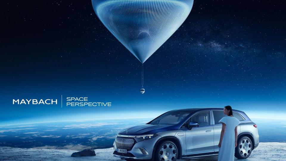 maybach announces it'll be part of space perspective with new balloon