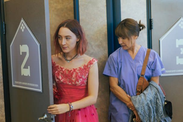 Laurie Metcalf and Saoirse Ronan in Lady Bird. (Credit: IMDB)