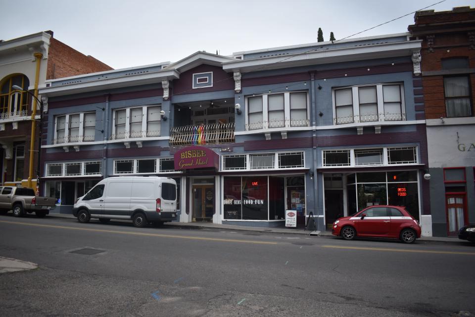 Bisbee Grand Hotel in Bisbee, Arizona.