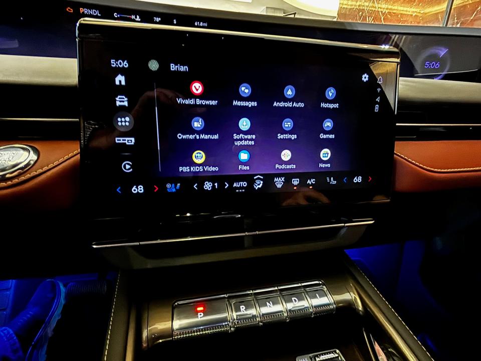 The new Ford and Lincoln Digital Experience system can download apps from the Google store.