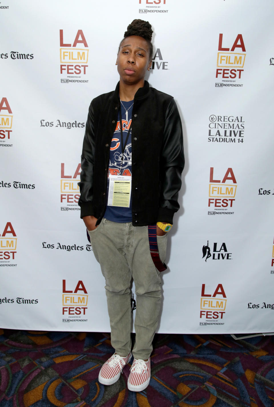 At the premiere of "Dreams Are Colder Than Death" in Los Angeles.&nbsp;