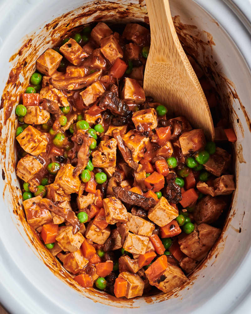 Slow Cooker Vegetarian Mapo Tofu