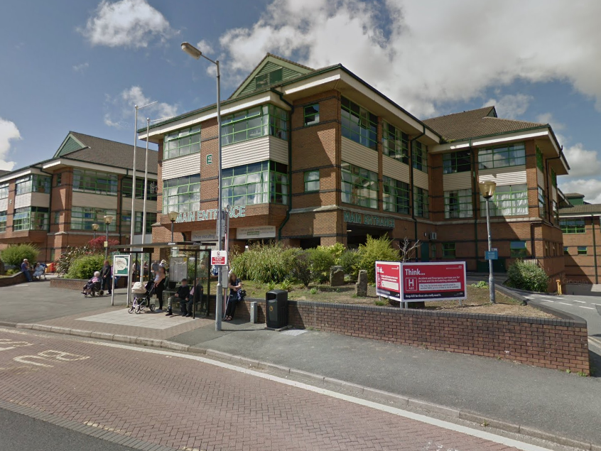 Midwives at Royal Bolton Hospital told the mother to lay the baby down alongside her then left her alone: Google Maps