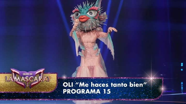 Sospechan que Guillermina Valdés está detrás de Oli, el pez globo, en ¿Quién es la máscara?