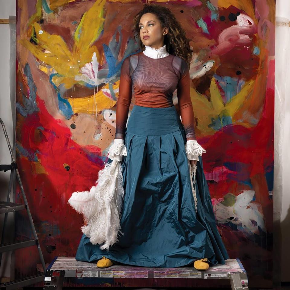 Marielle Plaisir is a French Caribbean artist who found success in Miami after moving about six years ago.