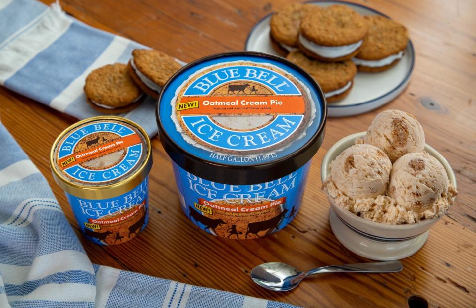 Blue Bell Oatmeal Cream Pie Ice Cream