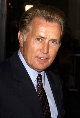 Martin Sheen at the Hollywood premiere of Dreamworks' Catch Me If You Can