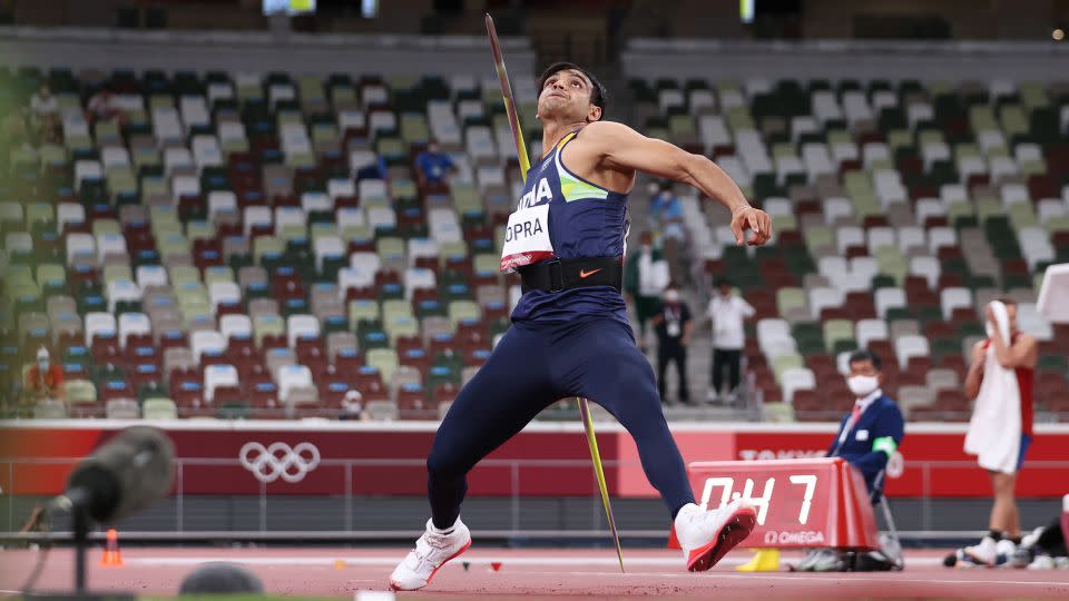Chopra is looking to win back-to-back gold medals at this year's Olympics. - Michael Steele/Getty Images