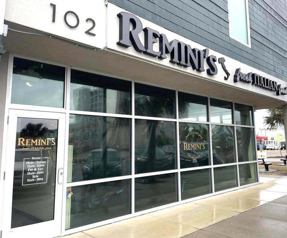 Remini's Carolina Beach Italian restaurant opened February 2024 at 102 Cape Fear Blvd., Carolina Beach, N.C.