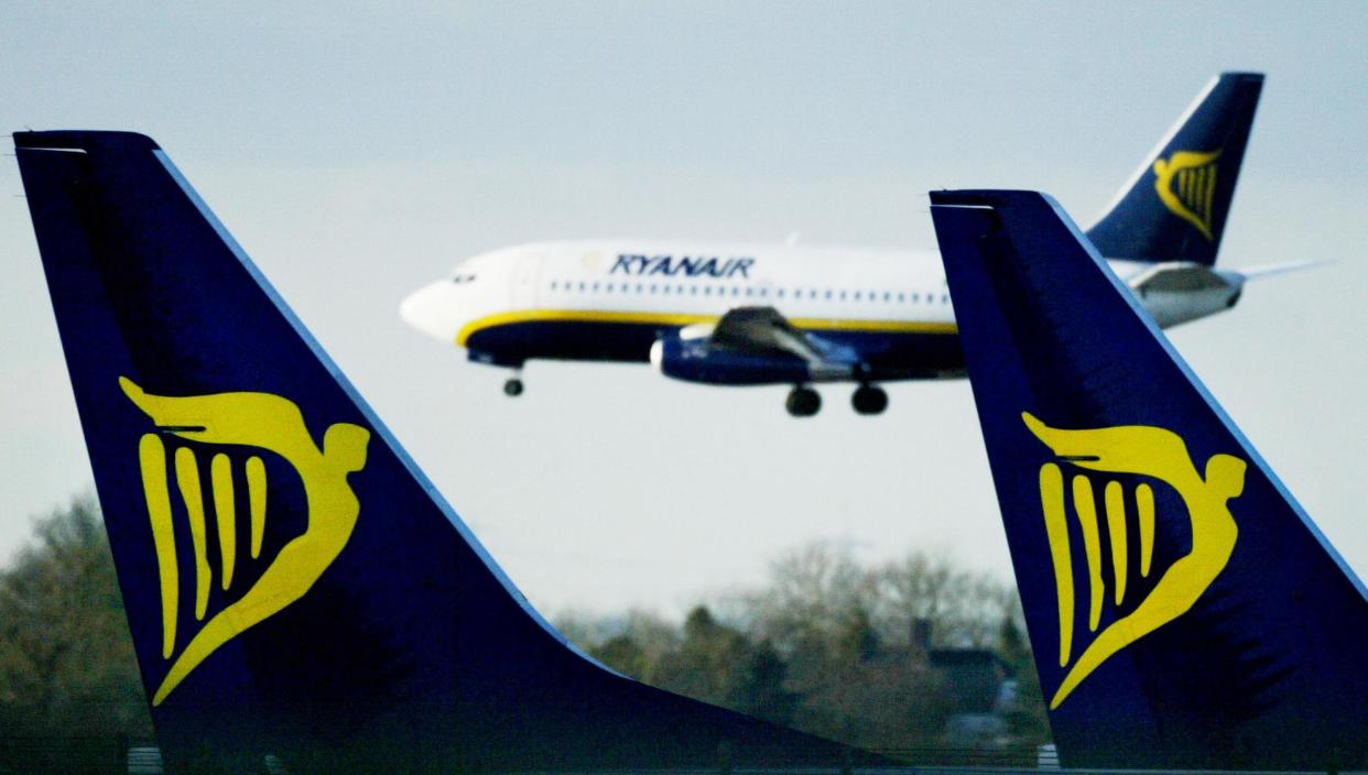 Ryanair's chief financial officer says domestic routes will be reviewed: Getty