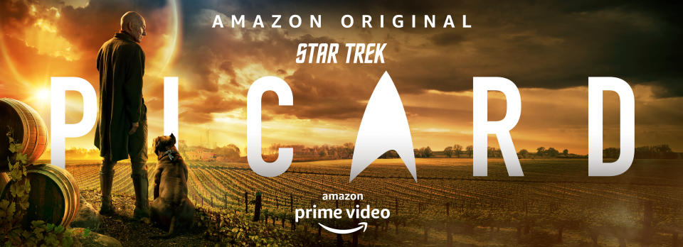 The banner poster for Star Trek: Picard is even more striking. (Amazon Prime)
