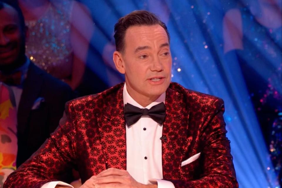 Craig Revel Horwood appearing on BBC’s Strictly Come Dancing (BBC)