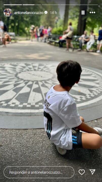 Los Messi disfrutaron de Central Park