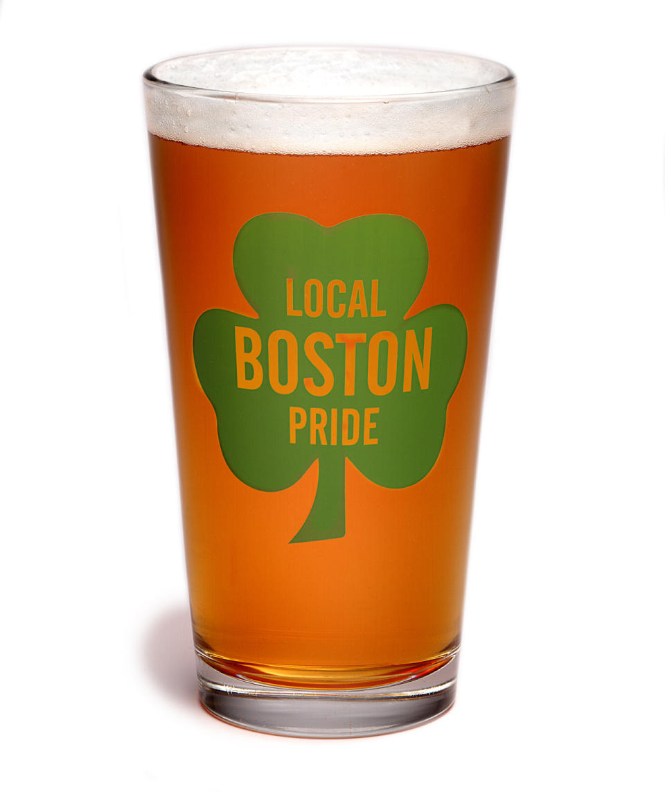 Local Boston Pride Pint Glass