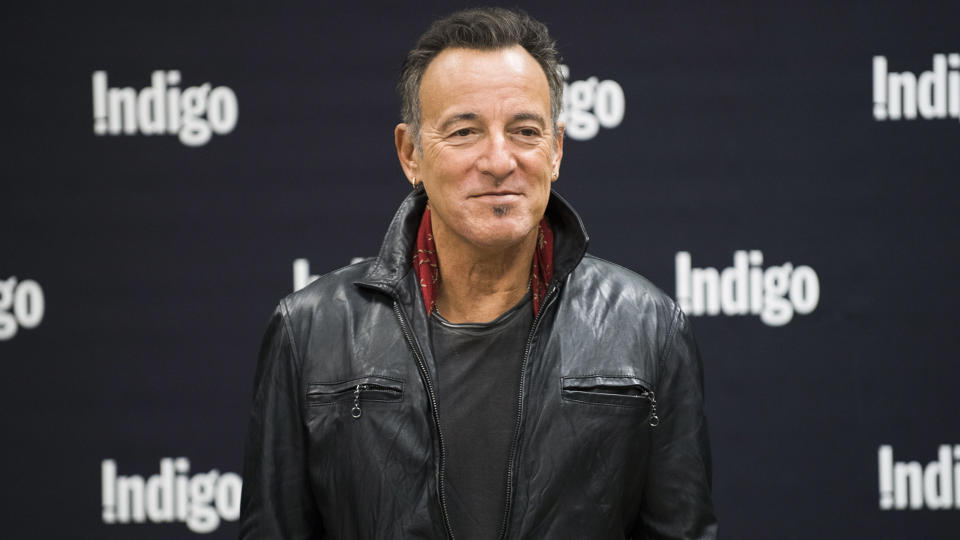 Mandatory Credit: Photo by Arthur Mola/Invision/AP/REX/Shutterstock (9098191f)Bruce Springsteen seen at Indigo Bay & Bloor on in Toronto, CanadaBruce Springsteen Visits Indigo, Toronto, Canada.