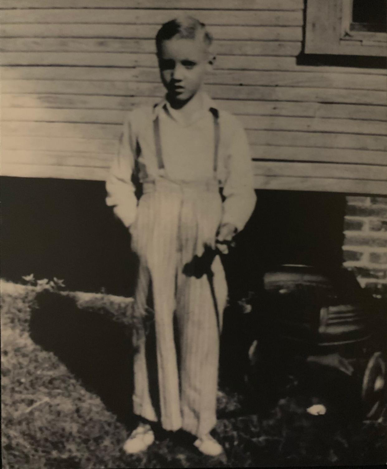 Elvis Presley as a child