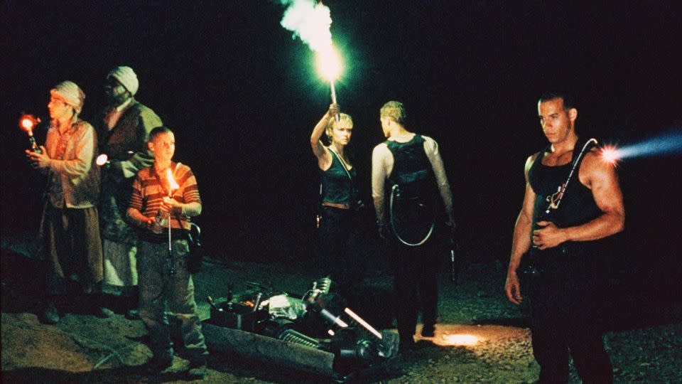 Rhiana Griffith, Radha Mitchell, Cole Hauser and Vin Diesel in 2000's "Pitch Black," from director David Twohy. - Gramercy/Kobal/Shutterstock