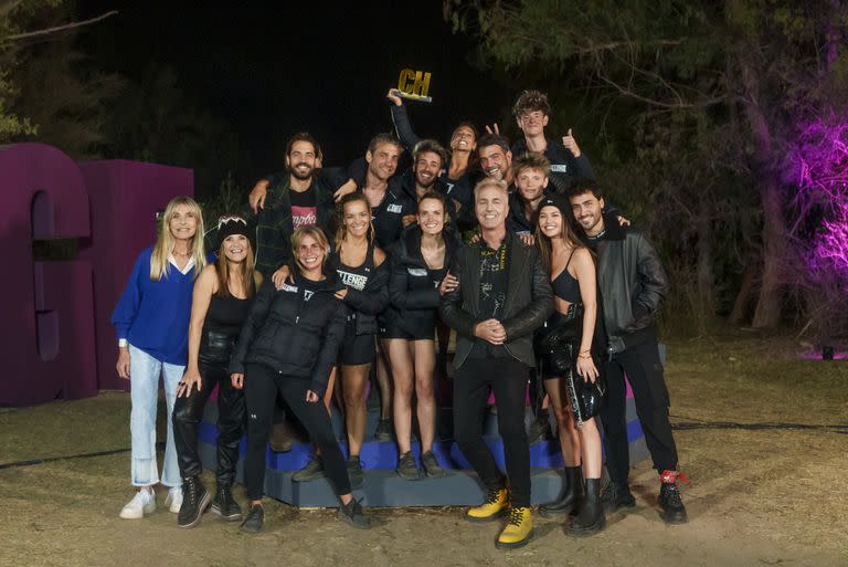 Marley junto a todos los participantes de The Challenge Argentina