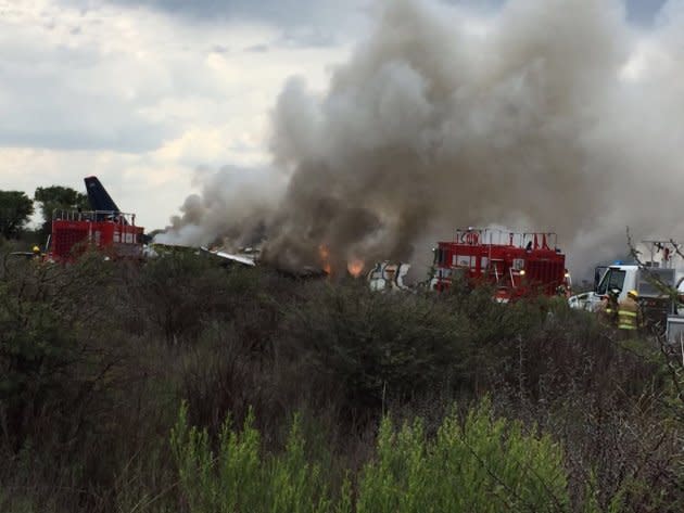 Fotos: Así fue el accidente de Aeroméxico en Durango