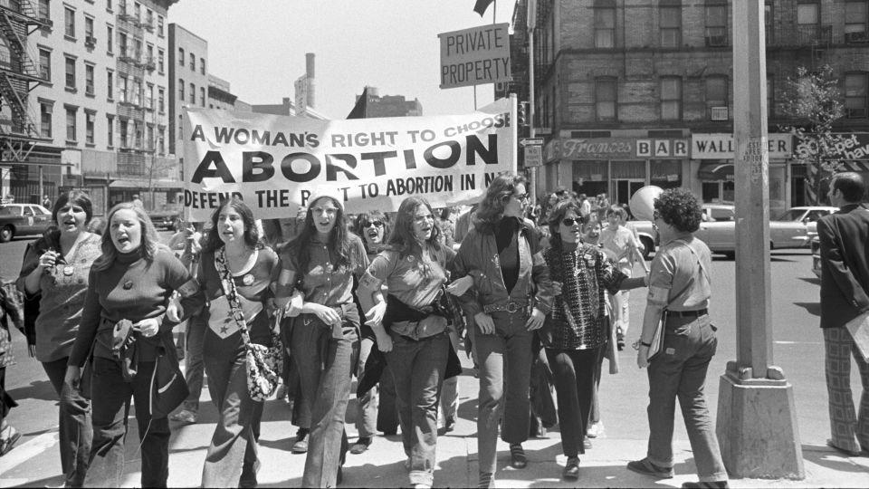 Demonstrators gather against state abortion regulations in New York City, in May 1972. There are fears in Germany that the overturning of Roe v. Wade in 2022 could inspire similar moves in Europe. - Bob Parent/Getty Images
