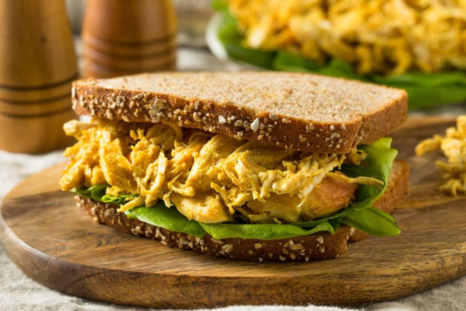 Coronation chicken has proven a popular sandwich filling (iStock)