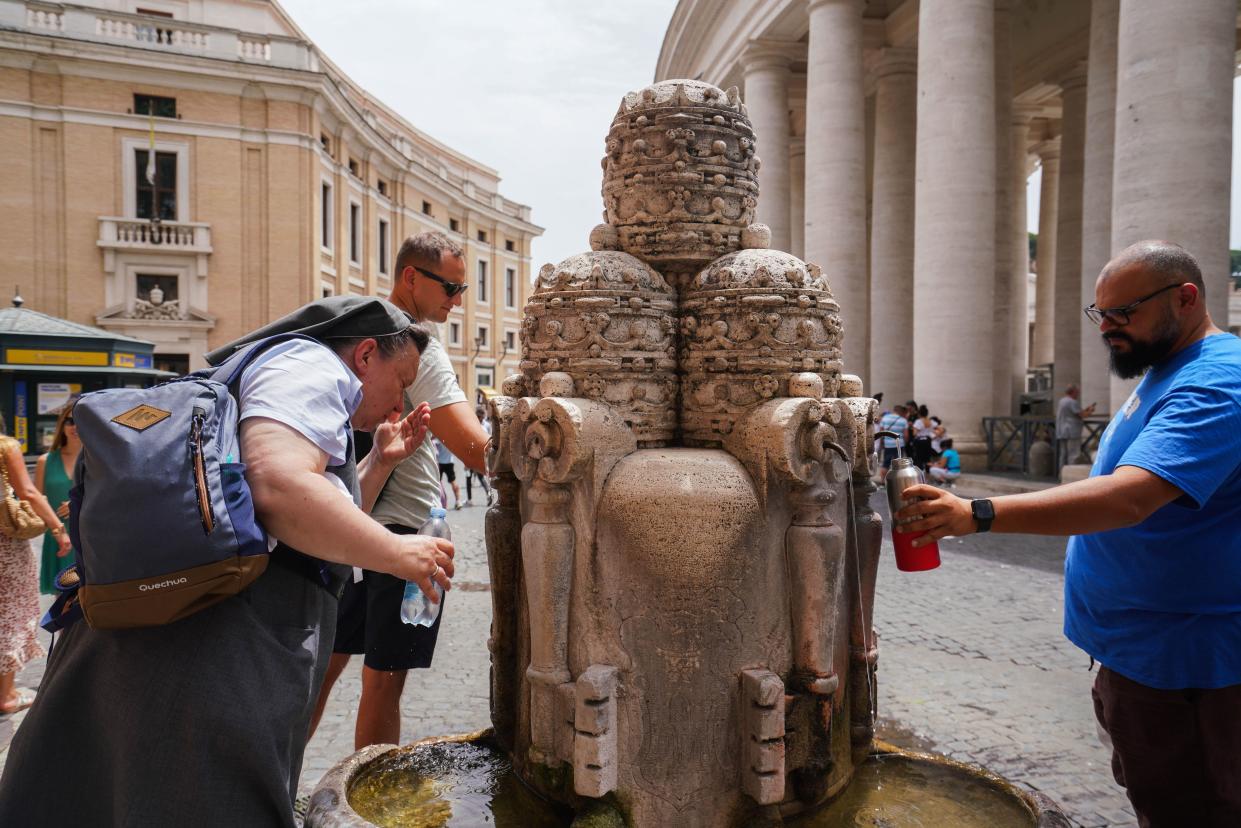 Rome has been hit hard by the heatwave. (PA)