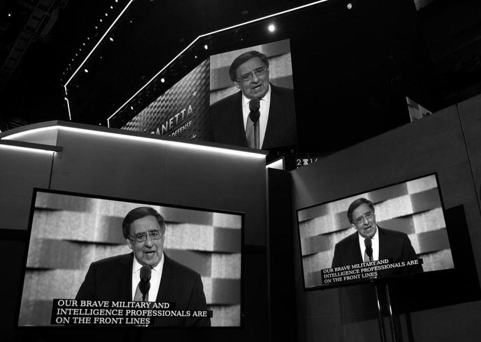 <p>Former Defense Secretary Leon Panetta, speaks during the third day of the Democratic National Convention in Philadelphia , Wednesday, July 27, 2016. (Photo: Khue Bui for Yahoo News)</p>