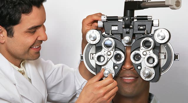 A team of surgeons found the 27 contact lenses. Photo: AAP / Stock