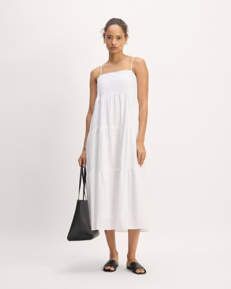 Everlane The Gauze Tiered Dress