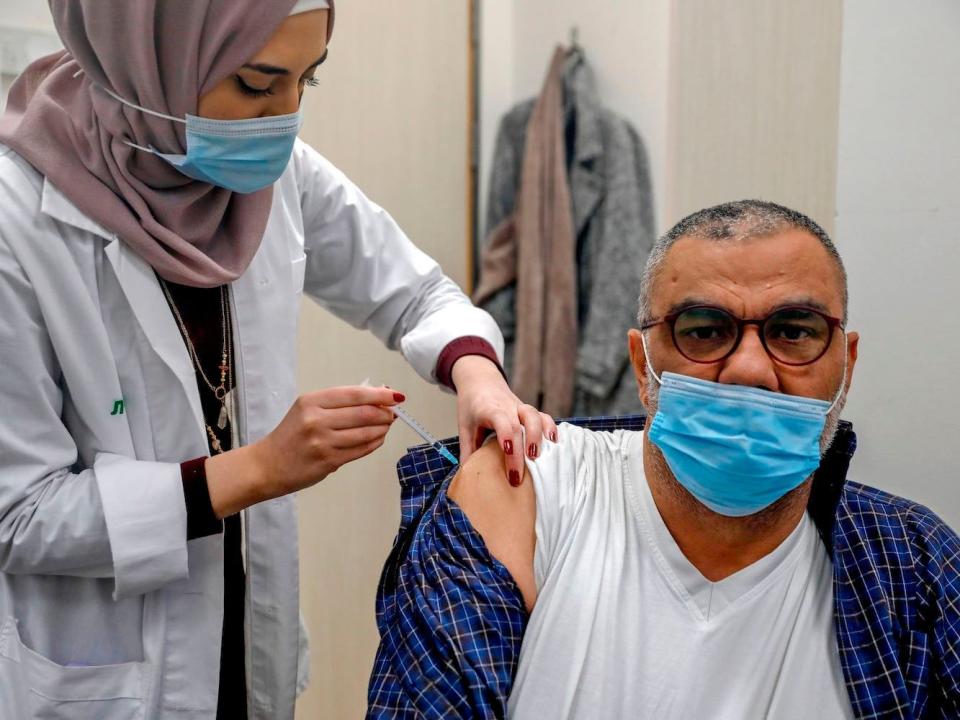 palestine east jerusalem vaccine