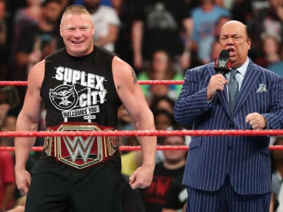 Brock Lesnar is the Universal Champion in Raw (WWE)