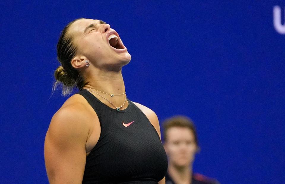 Aryna Sabalenka ousted Emma Navarro 6-3, 7-6 (7-2) to advance to her second consecutive U.S. Open final.