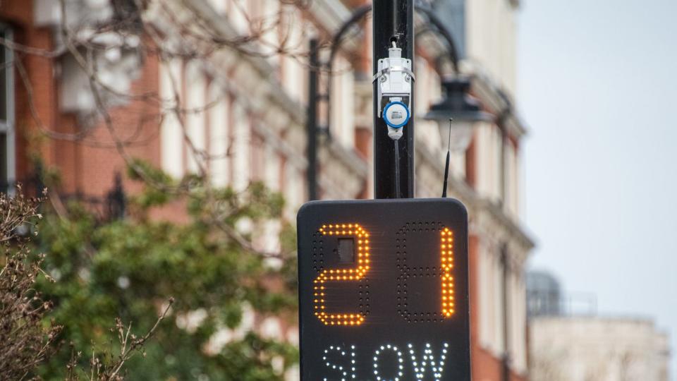 radar speed sign