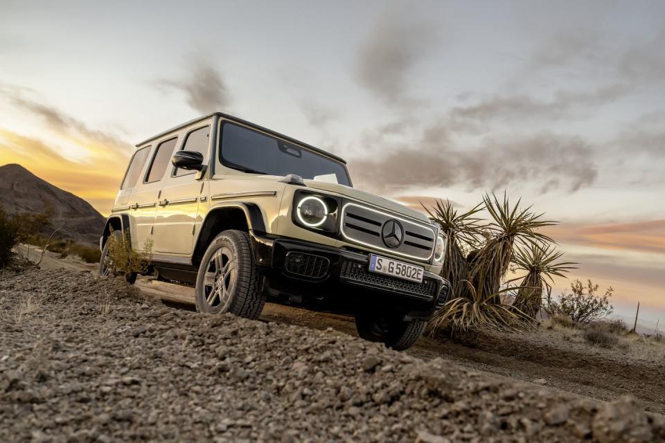 mercedes benz g 580 with eq technology press images